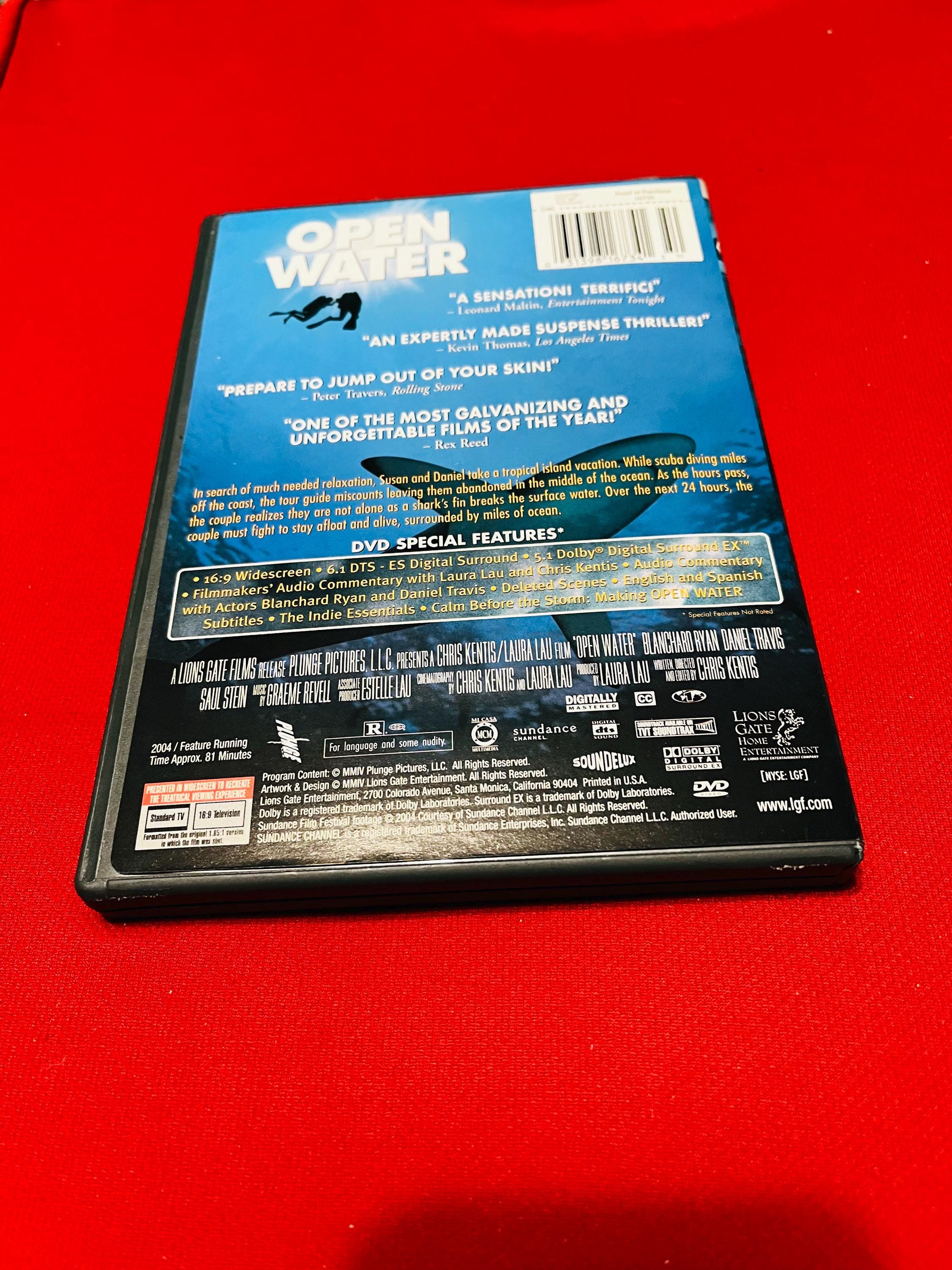 Open Water DVD Widescreen Vintage Survival Shark Movie 2004