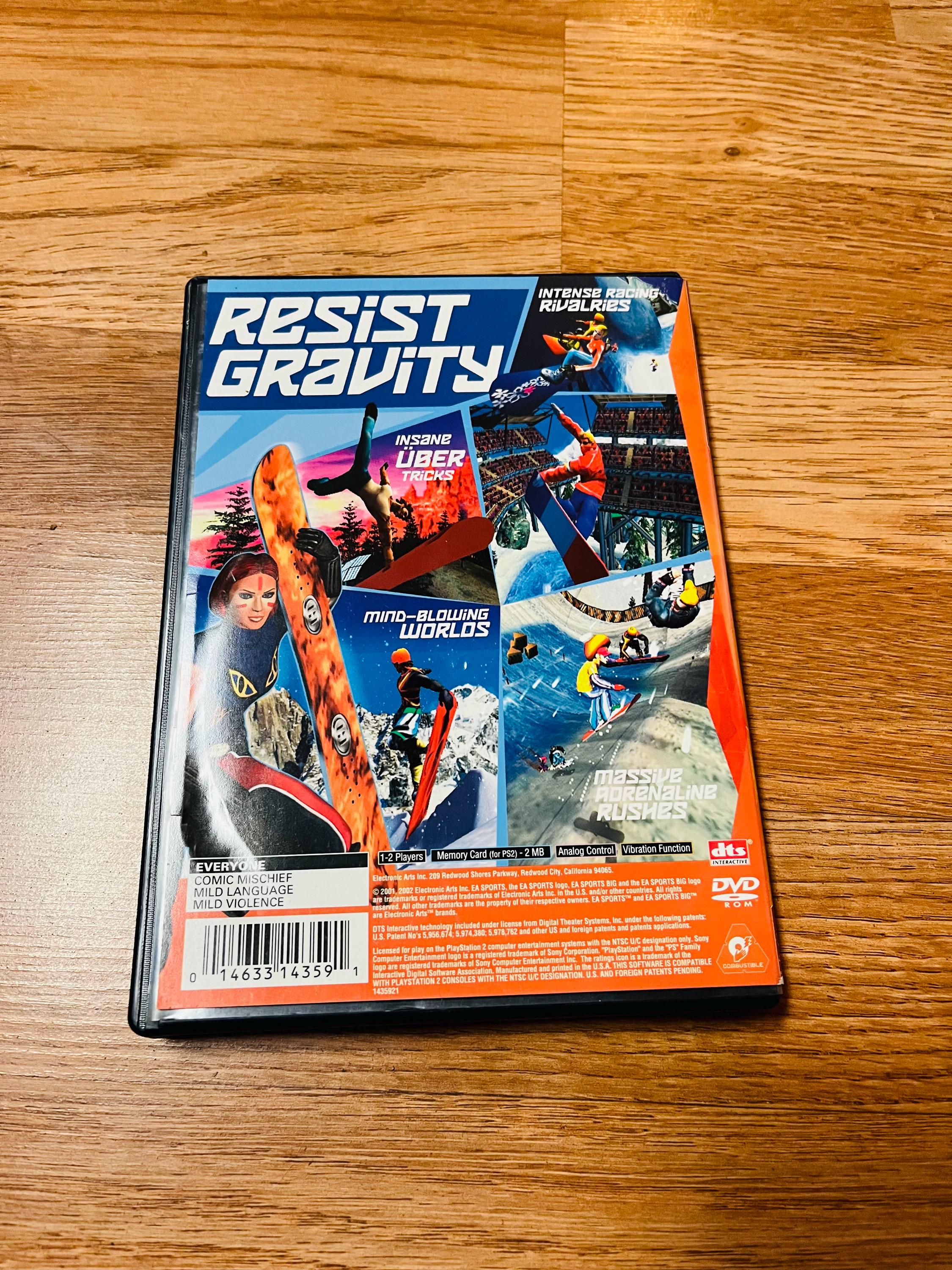2002 PS2 SSX Tricky Snowboarding! Complete! Disc,manual Video Game