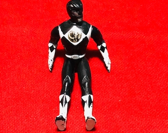 1995 Black Ranger,Mini 4”Vintage Mighty Morphin Power Rangers (Series 1) Original action figure only! By Saban! 90s Toys,Gifts,Memories.