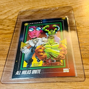 1992 Hulk Milestones All Hulks Unite Series III Vintage Cool Trading Card #194 (VG) Vintage Hero Impel Trading card.90s Gifts:) Comic Cards.