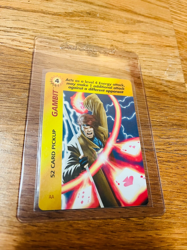 1995 Gambit 52 Card Pickup Over Power Fleer Card Game Series Original ...