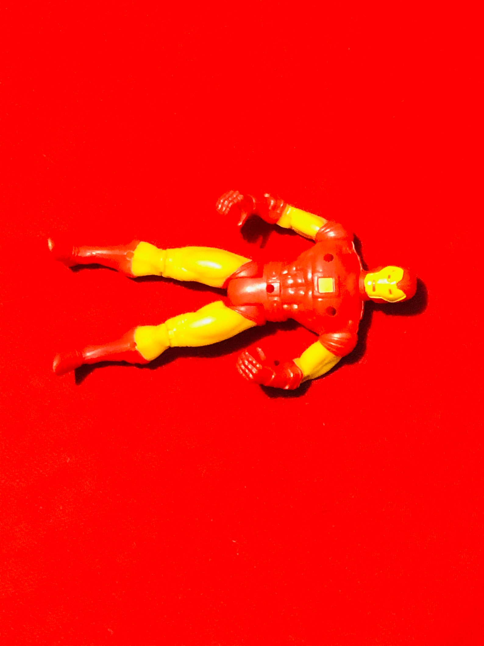 Vintage Iron Man with Red yellow color armor 1990s HTF Action Etsy