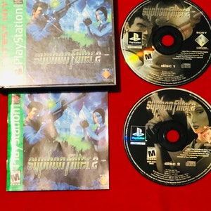 Playstation 1 PS1 Syphon Filter 2 Black Label Complete w/ Manual
