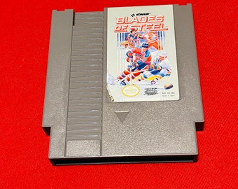Blades of Steel! NES Vintage Entertainment Game! (NES) Vintage Hockey Sports Video Game Cartridge only! Sports Hockey ,Cleaned Tested!