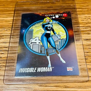 1992 Invisible Women Series III Cool Original Trading Card #34 (VG) Vintage Super Ally Trading card.90s Gifts:) Comic Cards,Memories.