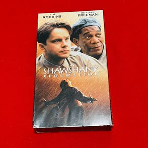 New! The ShawShank Redemption! Free Shipping! VHS Movie Morgan Freeman,Tim Robbins! Vintage 1990s New! still in plastic please Read:)
