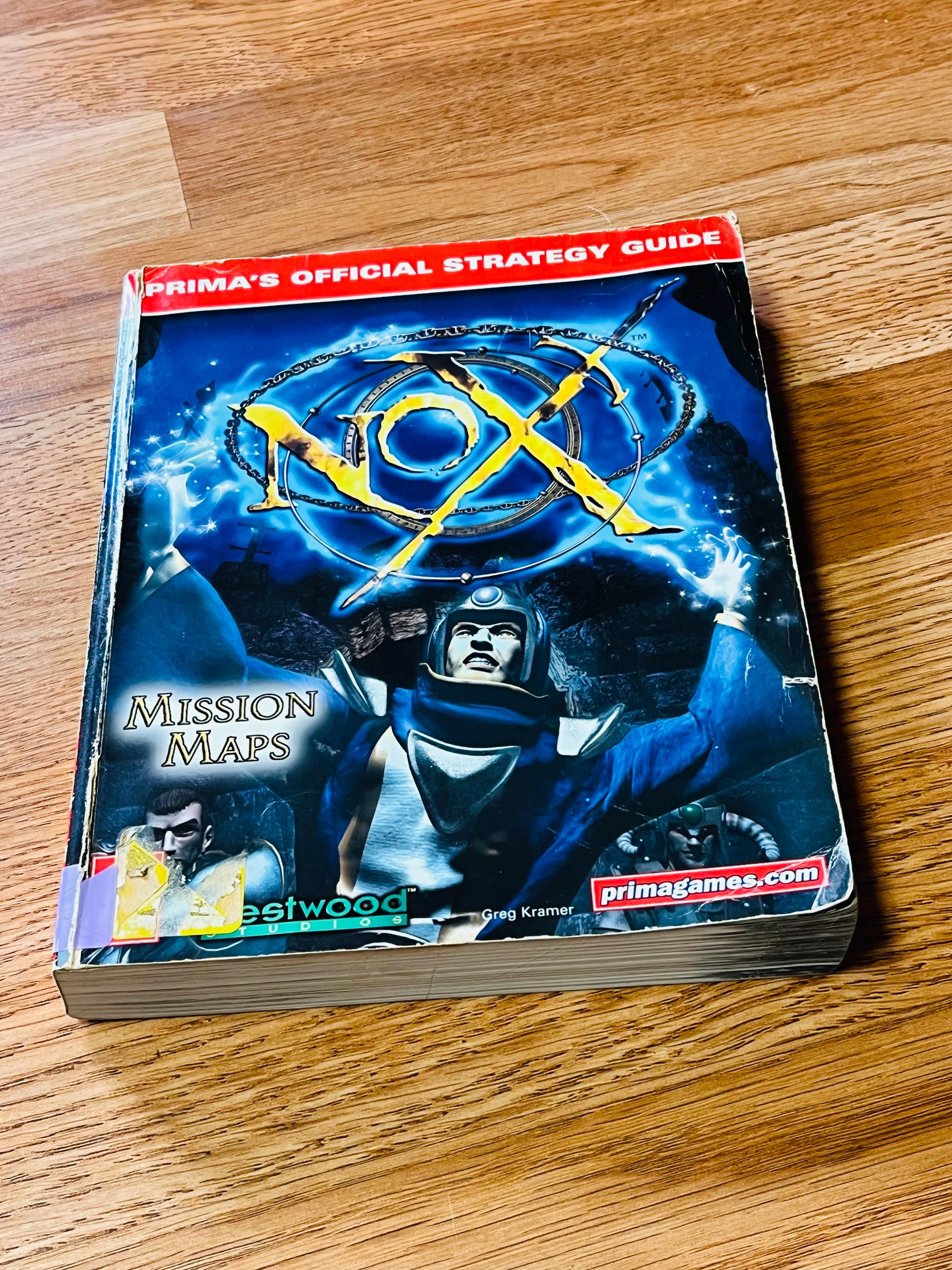 Nox Role Play Guide Official Prima PC Strategy Guide Rare! Vintage 2000 Free Shipping:) please read!