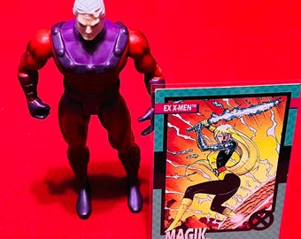 1998 Magneto - X-men Intense Eyes Rare! Original 5” series Toy biz 1990s series Vintage Action Figure - Toy only!