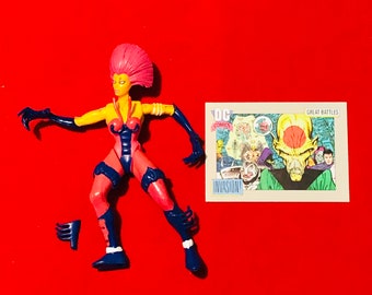 1997 Wasp Women (Pink Suit) 1990s Spiderman - series HTF Rare! Original Insect Superhero Action figure - Toy only! By Toy Biz,90s Toy Gifts.
