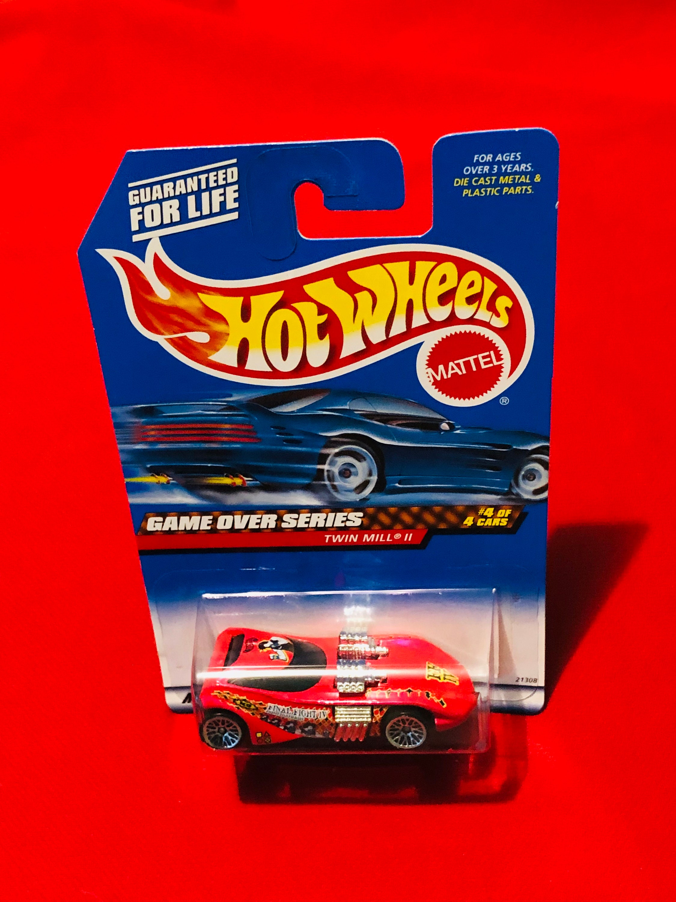 Vintage Hot Wheels 1990s Game Over Series! Twin Mill II (red
