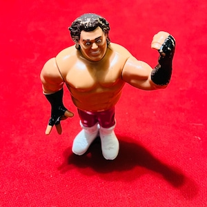 1990 WWF Brutus Beefcake (Series 1) Vintage Original Action Figure + 1 Trading card only! By Titan sports! 90sToys,Action Figures,Gifts.