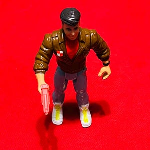 1991 James Bond Jr. (Street Clothes) Basic Series Action Figure Vintage Toy only! By (Hasbro) Vintage Toy,Gift 90s Memories :)