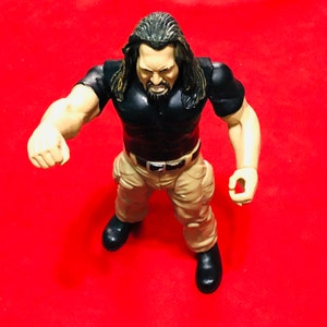1999 Big Show! WWF Wrestling Paul Wight 1990s Jakks Pacific Titan Tron HTF Rare! action figure + 1 Trading Card  please read:)90s Toys,Gifts