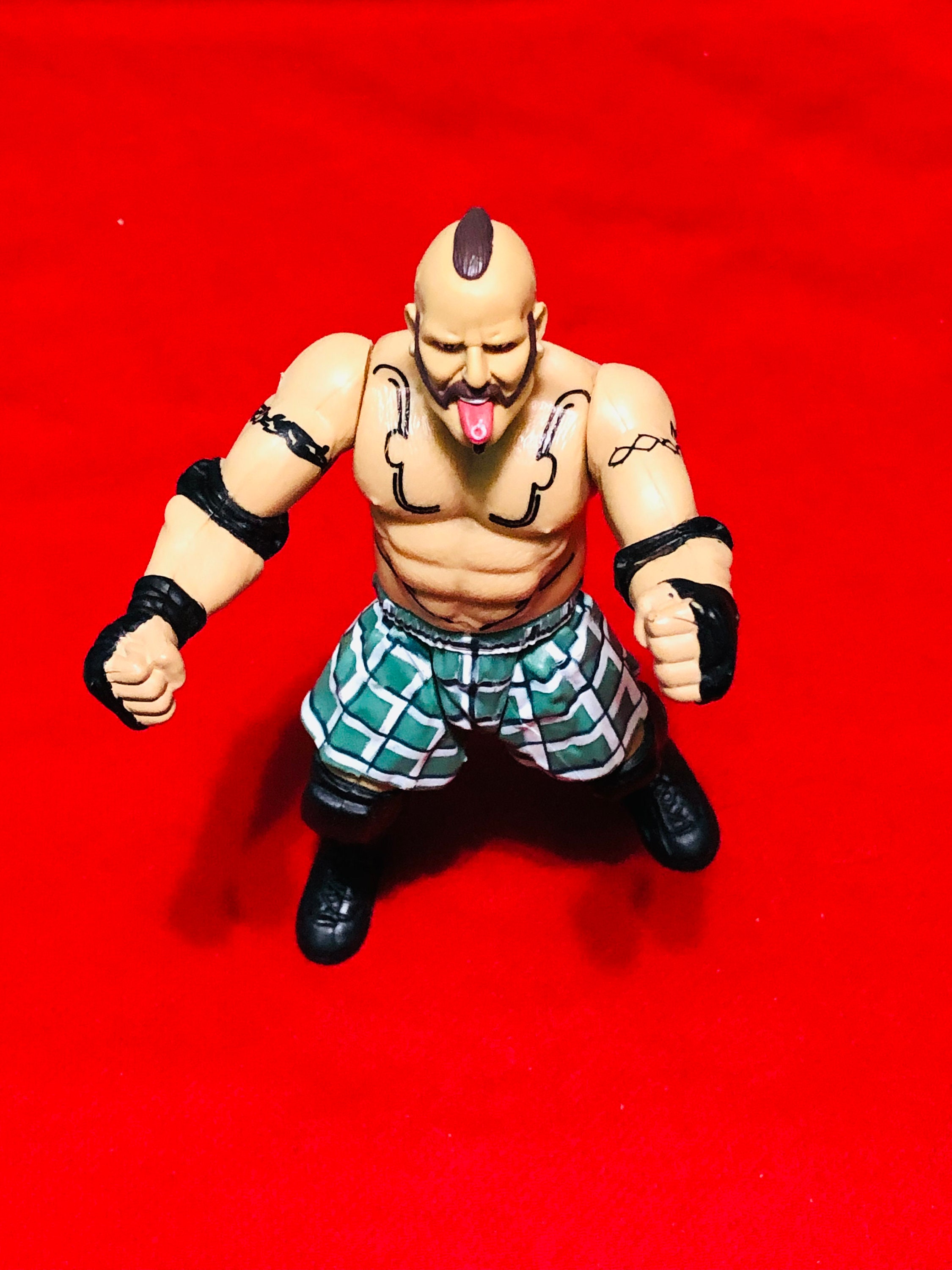 1998 Droz WWF Figure HTF 6” WWF Jakks Action Figure + 1 Trading