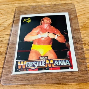 90s WWF Hulk Hogan - Hulkster #3 Classic WWF Wrestling Trading card (NM) Free Shipping! with a plastic sleeve and Card Saver case.Nice Gift