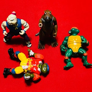 90s Tmnt Parts Michelangelo Leonardo +Splinter+ Usagi!  VintageTeenage Mutant Ninja Turtles Action figures broke! parts or repair Lot!