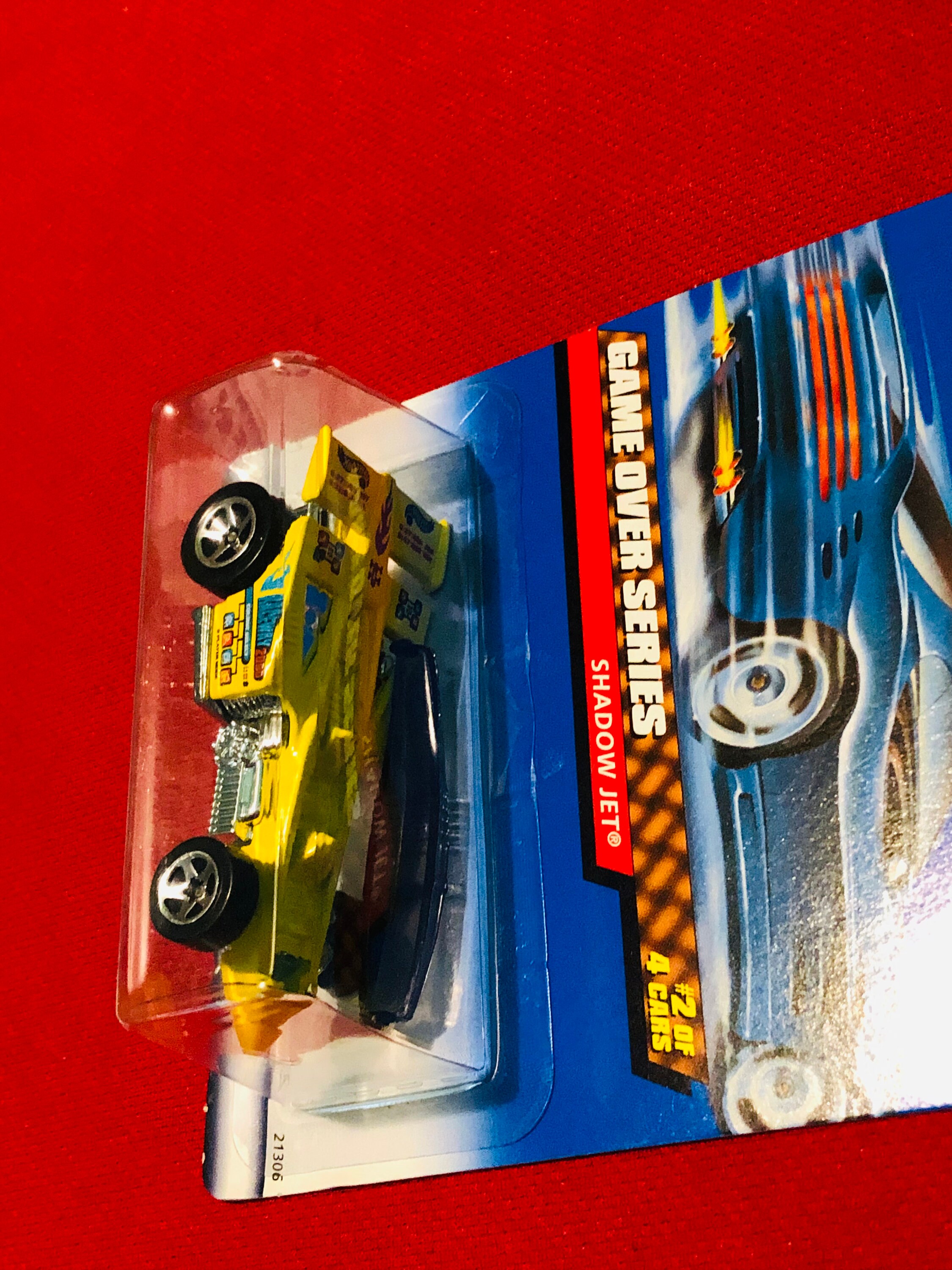 Vintage Hot Wheels 1990s Game Over Series! Shadow Jet (yellow