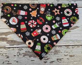 Personalized Holiday Treats Dog Bandana: Over-the-Collar Neckerchief
