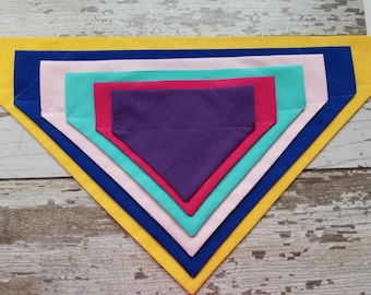 Solid Color Dog Bandana, Cat bandana, dog scarf, neckerchief