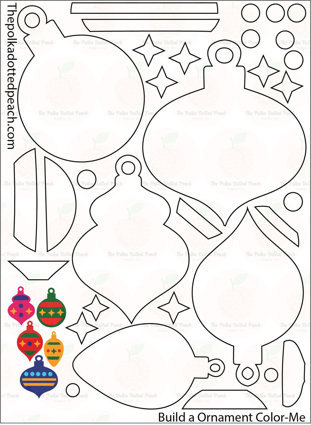 Ornament Colorme Custom Faux Leather Etsy