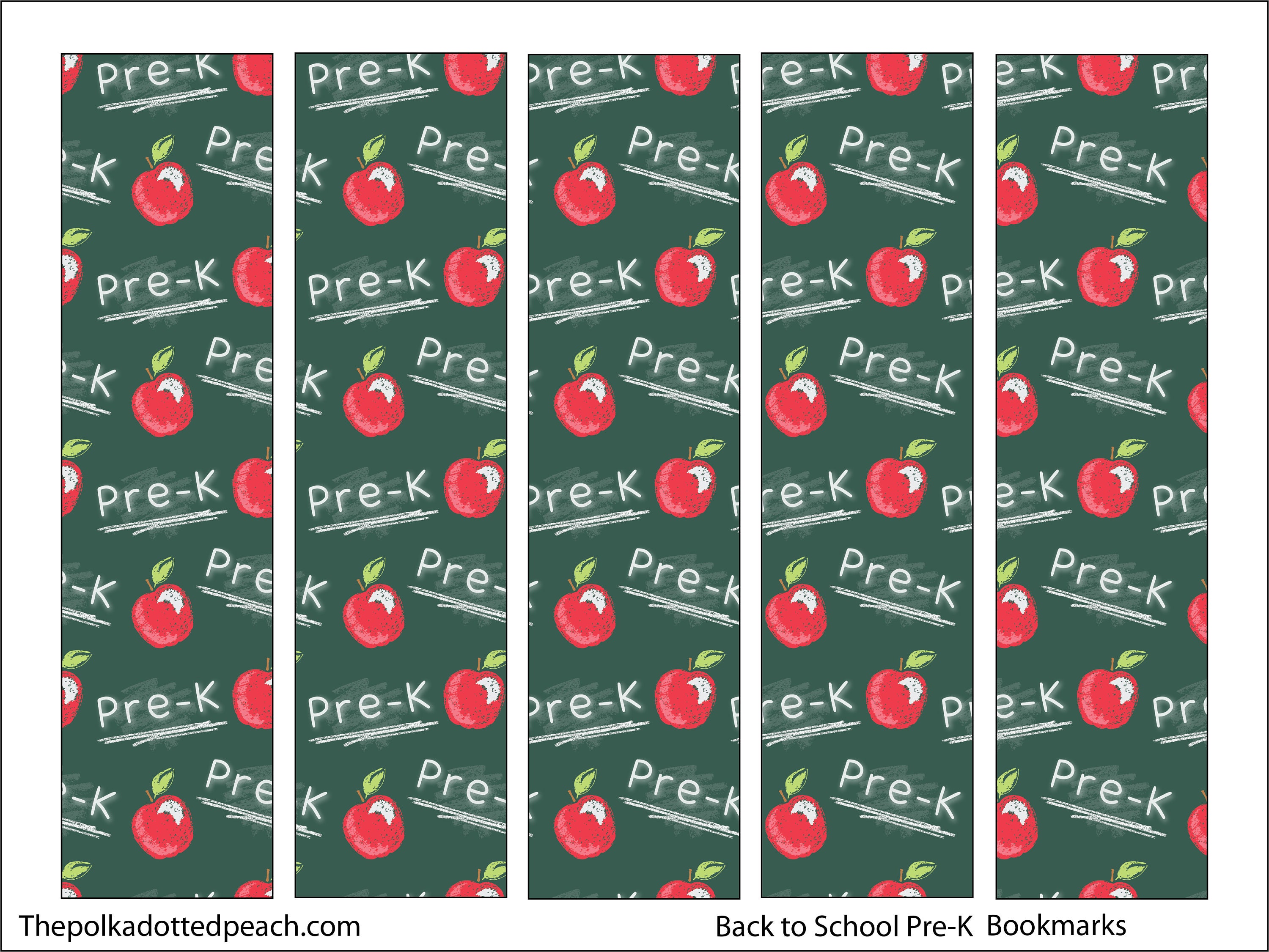 BTS Pre-k Grade Bookmarks - Etsy Canada