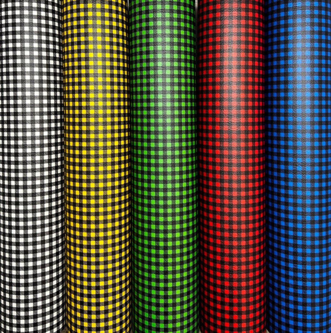 Buffalo Plaids Set Custom Faux Leather Etsy