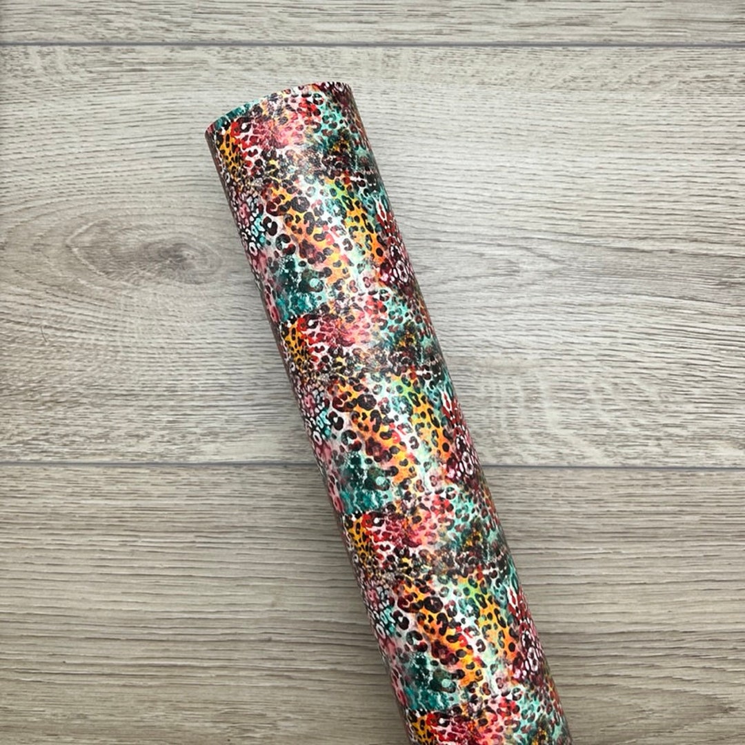 Loopard Customised Design Colorful Leopard Custom Faux Leather - Etsy