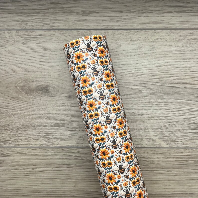 Crochet Bee Faux Leather Sheet (9x12) - Etsy