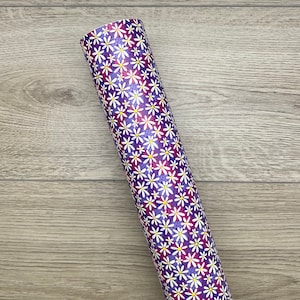 Painted Daisy Custom Faux Leather