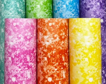 Paint Splatter Set Custom Faux Leather
