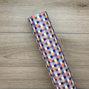 Frühling Hühner Plaid Custom Kunstleder