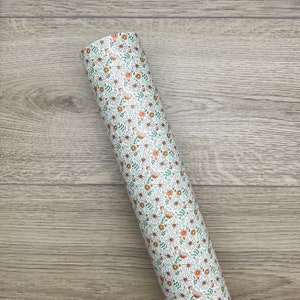Sketchy Daisy Custom Faux Leather