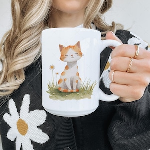 Vintage Cat Mug - Etsy