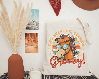 Sublimación de caballo divertido del oeste, sublimación retro, diseño PNG bohemio, diversión en dos pasos, yeehaw, PNG GROOVY, diseño de camiseta para hombre, PNG hippie