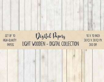 Papel digital de madera clara, papel de madera blanca, diseño digital de madera, fondo de madera rústica, fondo para producto, fondo de madera clara