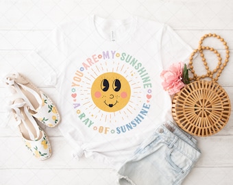 Hippie Sunshine Png, Vintage Sublimation Png, You Are My Sunshine Png, Retro Sun PNG, Boho PNG, Shirt Design, Groovy Retro Sublimation