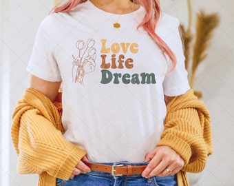 Boho Sublimation Png, Boho PNG Design, Shirt Designs, Tulip PNG, Boho PNG Flower Sublimation, Retro Sublimation, Hippie Png, Boho Style