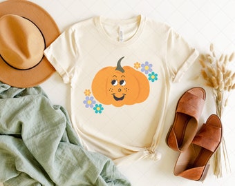 Pumpkin Retro Sublimation Design, Vintage Hippie Pumpkin Png, Hippie Sublimation Png, Boho PNG Design, Shirt Design, Groovy Sublimation