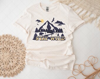 Stay Wild PNG, Boho Sublimation Png, Boho PNG Design, Shirt Designs, Retro Sublimation, Hippie Png, Boho Style, Wild Soul PNG