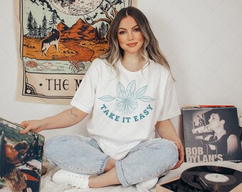 Retro Sublimation Png, Hippie Png, Flower Boho Sublimation, Take It Easy Png, Boho PNG Design, Shirt Designs, Vintage Sublimation