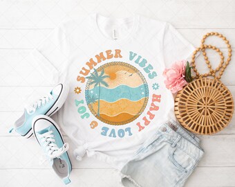 Retro Sublimation PNG, Vintage Sublimation Png, Summer Vibes Png, Summer Time PNG, Boho PNG Design, Shirt Design, Hippie Png