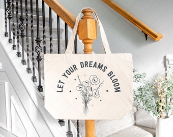Poppy Bouquet SVG: Let Your Dreams Bloom, Line Art (Digital Download)
