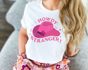 Howdy Stranger PNG: Vaquero retro, sublimación del salvaje oeste (descarga digital)