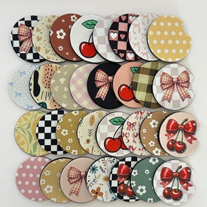Car Coasters, Cute Car Coasters, Set of 2, Car Accessories, Cup Holder Coasters, Car Gift, Car Decor