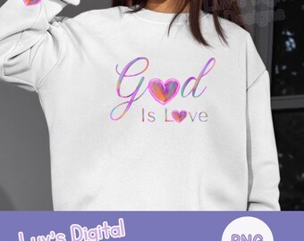 Valentines Christian Digital Stickers hearts, Hand drawn, Catholic Digital Download