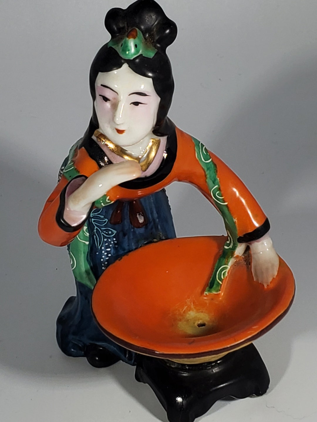 Antique Japanese Figurine Etsy