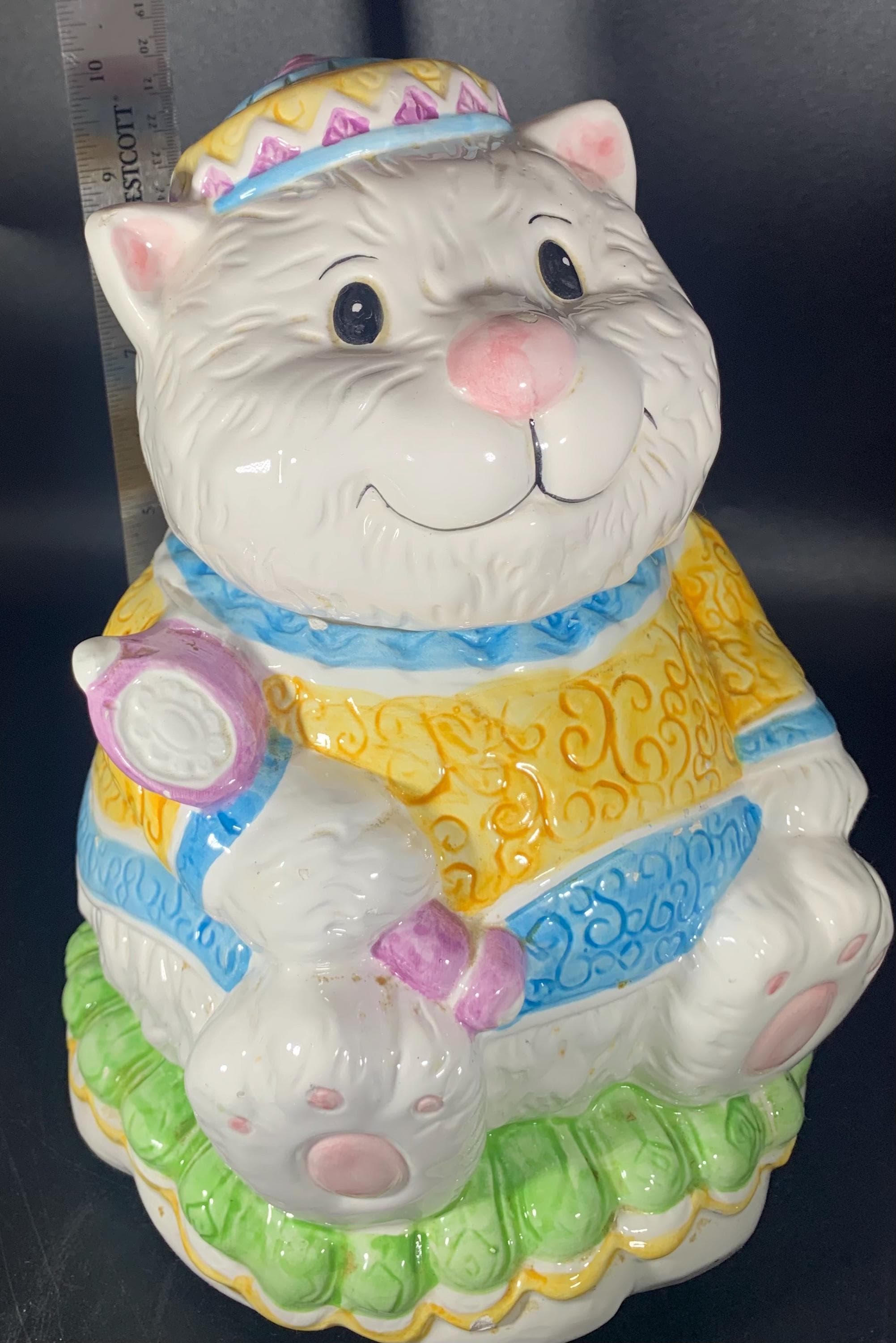Antique Cat Cookie Jar - Etsy Antique Cat Cookie Jar - Etsy