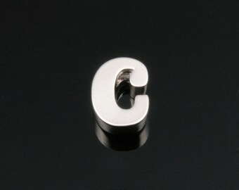 k Small Letter k Alphabet Initial Letters Words 4.2mm x 7.2mm MMG-002-B Lower Case Letter k in Matte Gold