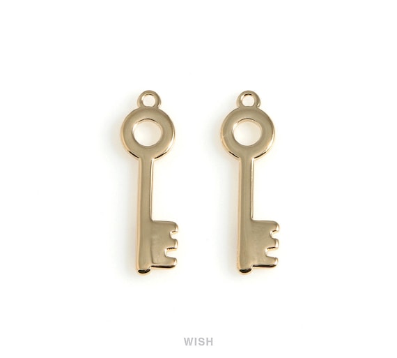 bunch of keys earrings in silver or antique brass Keys fairytale