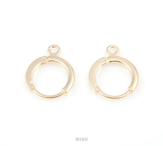6pcs Clip Hoop Earrings In Gold Sleeper Hoop Earrings 16k Etsy